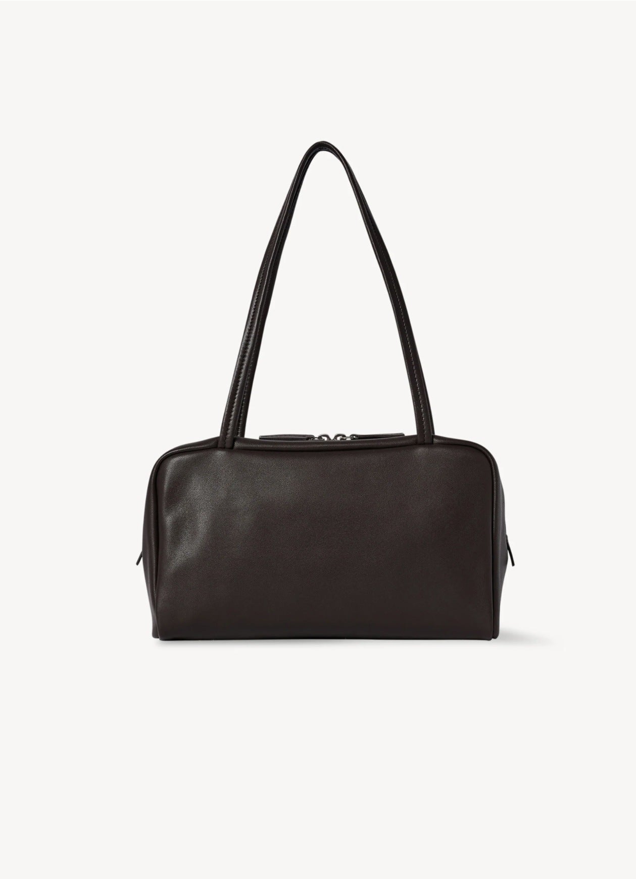 Mavora Women's Shoulder Bag Top-Grain Cowhide Leather Dual Handle Zip - 9.8 Inch