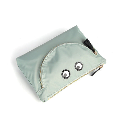 Mavora Women's Clutch Waterproof Nylon Smiley Zip - 9.4 Inch