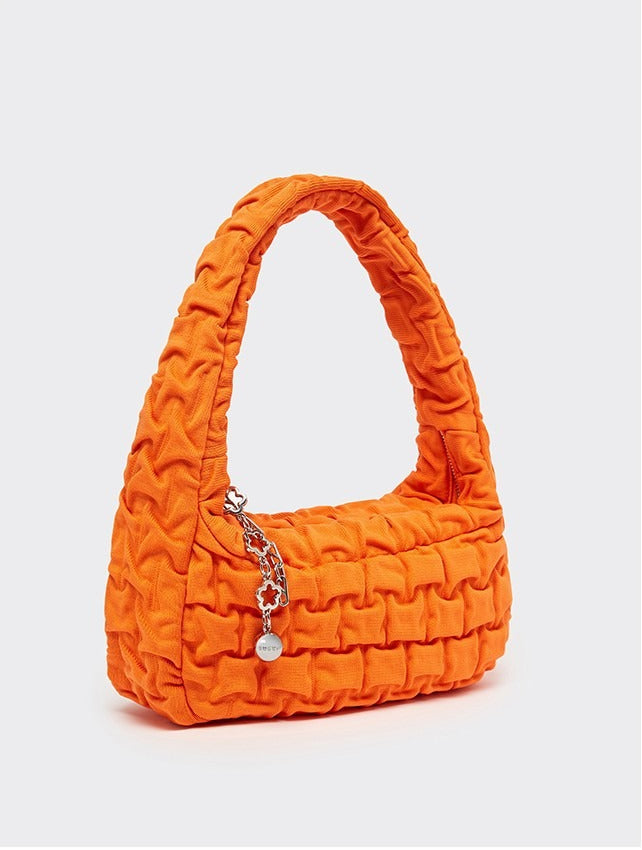 morvea-womens-mini-handbag-ruched-flyknit-zip-orange
