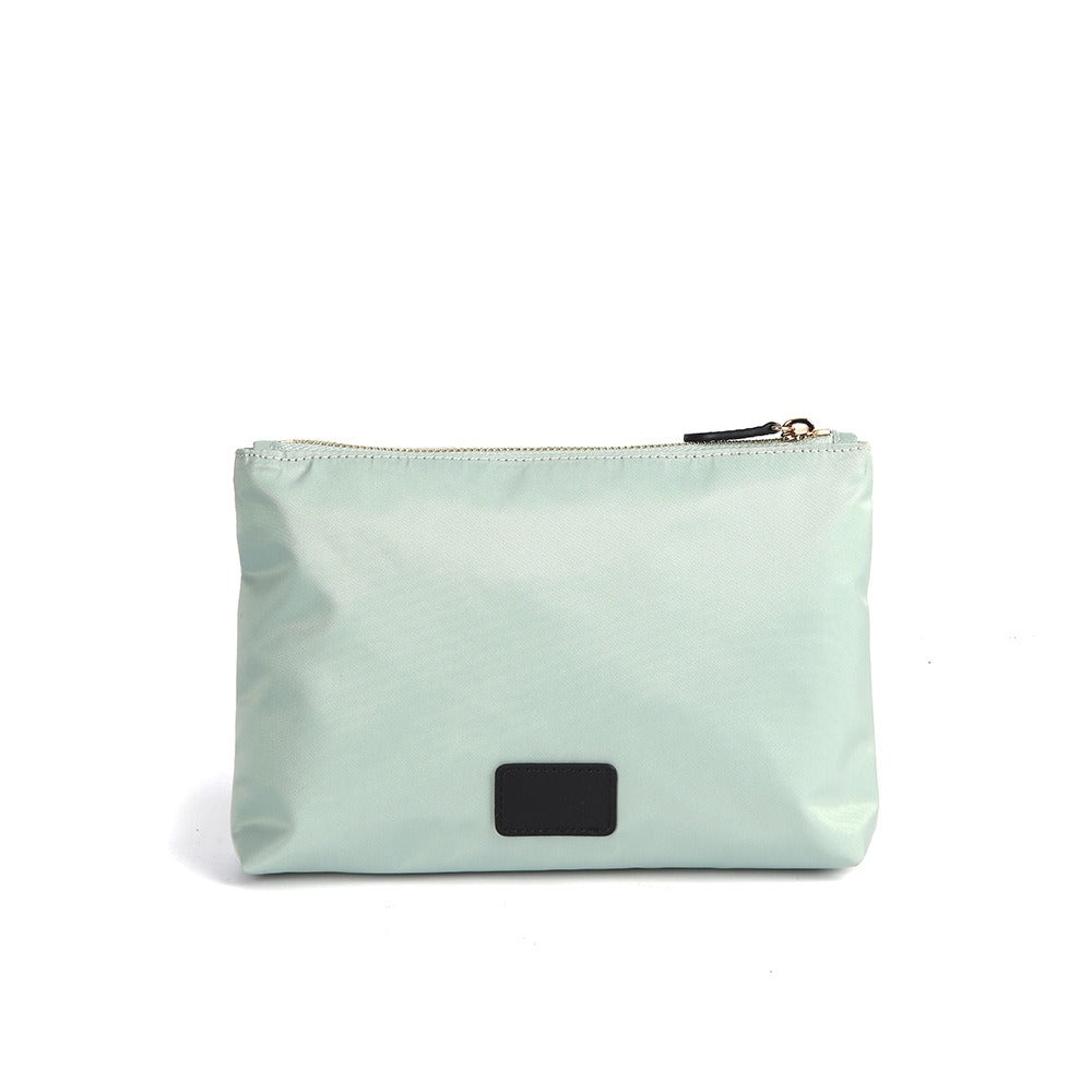 morvea-womens-nylon-clutch-smiley-zip-gray-blue