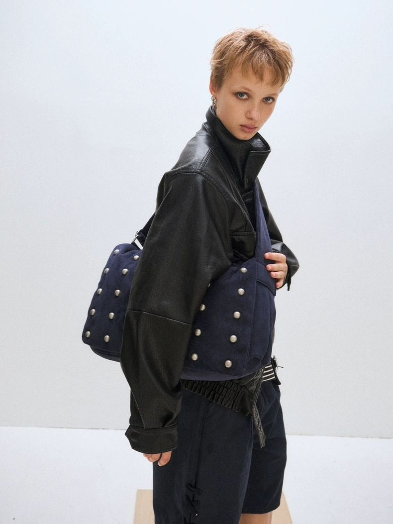 morvea-womens-pu-shoulder-bag-faux-pearl-studs-laptop-dark-blue